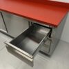 RVS Polyethyleen PE Werkkast Kast Snijtafel Premium-line 2 schuifdeuren 3 laden 200 cm Horeca Slagerij - Afbeelding 5