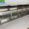 RVS Afzuigkap Dampkap Premium-line Motor 2500 kuub Schuin model 300 cm 230V Horeca - Afbeelding 3