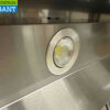 RVS Afzuigkap Dampkap Premium-line Motor 2500 kuub Schuin model 300 cm 230V Horeca - Afbeelding 4