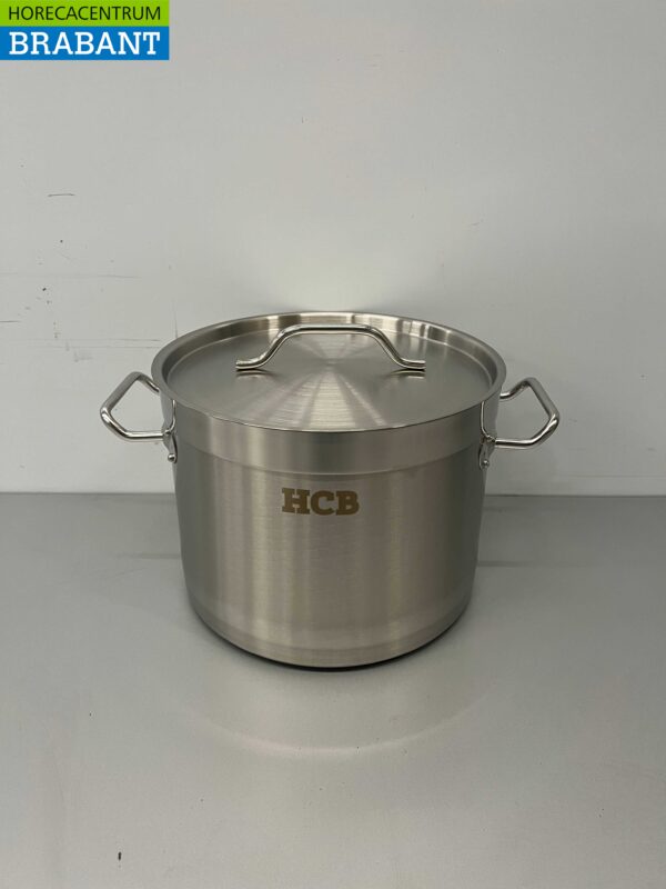 RVS HCB Soeppan Kookpan Pan Inductie 25 x 18 cm 9 liter Horeca