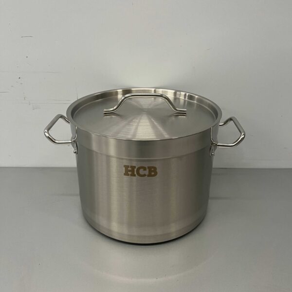 RVS HCB Soeppan Kookpan Pan Inductie 25 x 18 cm 9 liter Horeca