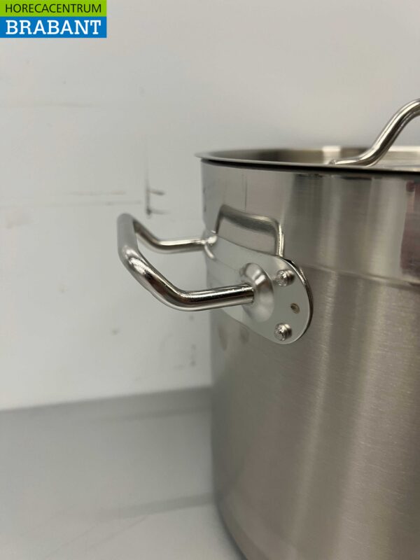 RVS HCB Soeppan Kookpan Pan Inductie 25 x 18 cm 9 liter Horeca - Afbeelding 4