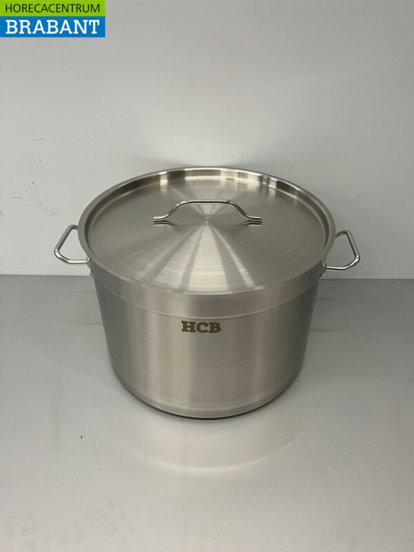 RVS HCB Soeppan Kookpan Pan Inductie 20 x 12 cm 4 liter Horeca