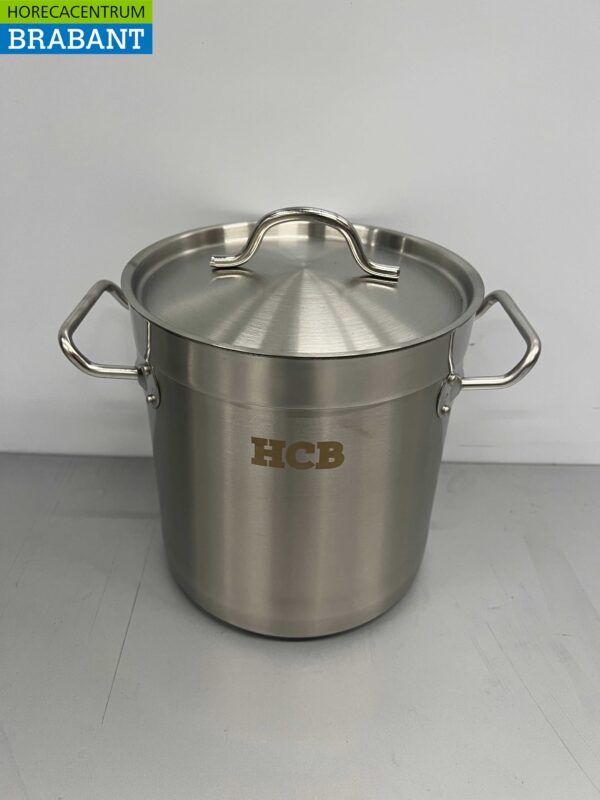 RVS Soeppan Kookpan Pan Inductie 20 x 20 cm 6 liter Horeca