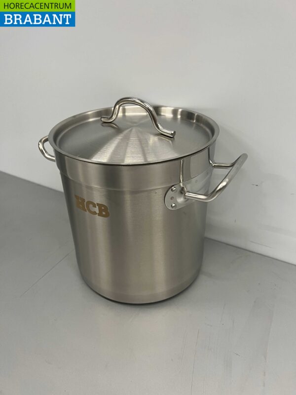 RVS Soeppan Kookpan Pan Inductie 20 x 20 cm 6 liter Horeca - Afbeelding 3