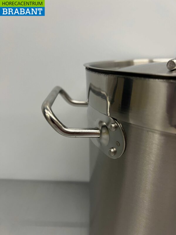 RVS Soeppan Kookpan Pan Inductie 20 x 20 cm 6 liter Horeca - Afbeelding 5