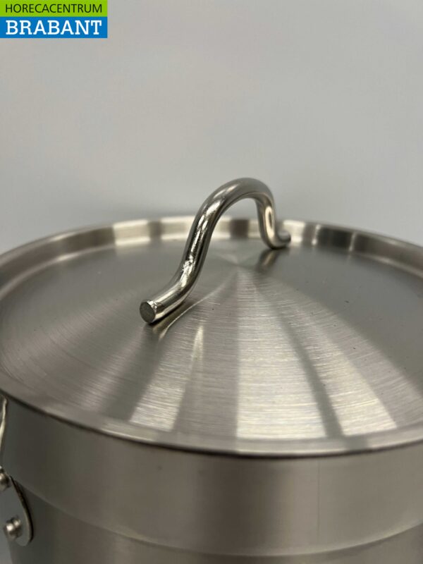 RVS Soeppan Kookpan Pan Inductie 20 x 20 cm 6 liter Horeca - Afbeelding 6