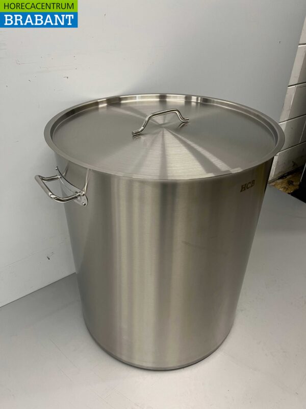 RVS Soeppan Kookpan Pan Inductie 60 x 70 cm 198 liter Horeca - Afbeelding 2