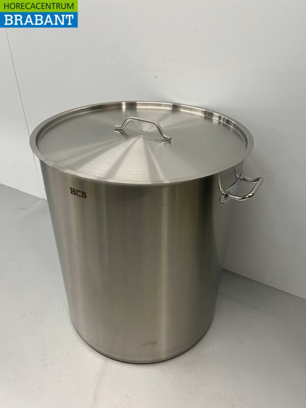 RVS Soeppan Kookpan Pan Inductie 60 x 70 cm 198 liter Horeca - Afbeelding 3