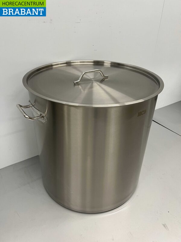 RVS Soeppan Kookpan Pan Inductie 60 x 60 cm 170 liter Horeca - Afbeelding 2