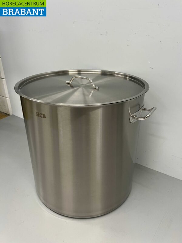 RVS Soeppan Kookpan Pan Inductie 60 x 60 cm 170 liter Horeca - Afbeelding 3