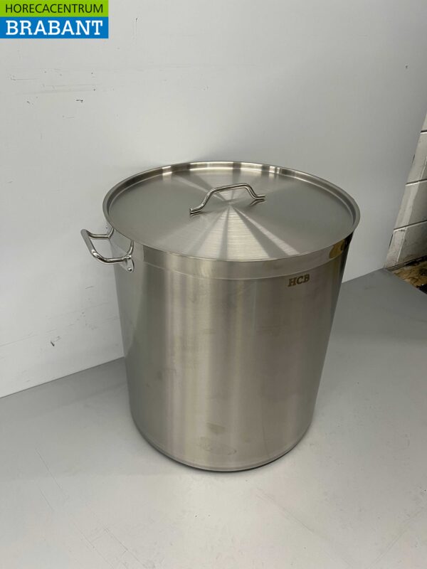 RVS Soeppan Kookpan Pan Inductie 55 x 60 cm 140 liter Horeca - Afbeelding 2