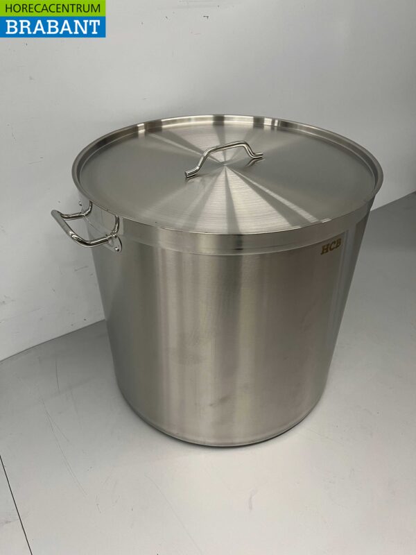 RVS Soeppan Kookpan Pan Inductie 55 x 70 cm 160 liter Horeca - Afbeelding 2