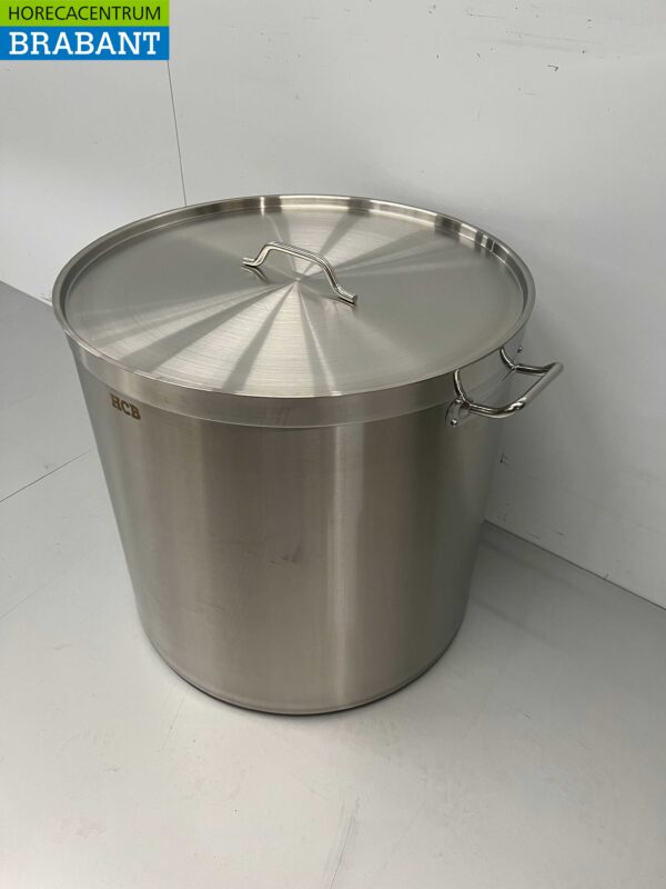 RVS Soeppan Kookpan Pan Inductie 55 x 70 cm 160 liter Horeca - Afbeelding 3
