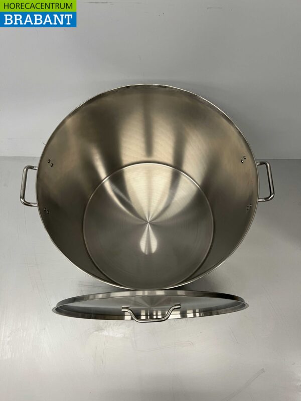 RVS Soeppan Kookpan Pan Inductie 55 x 60 cm 140 liter Horeca - Afbeelding 4