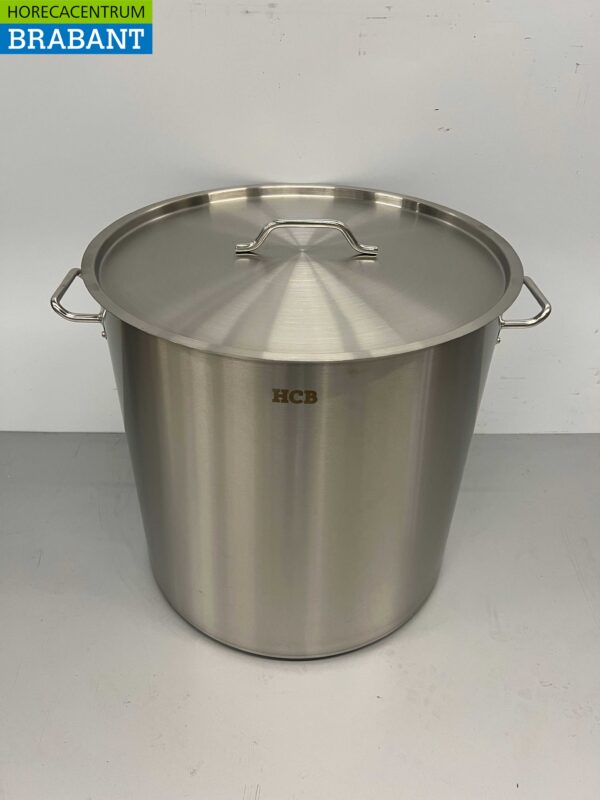 RVS Soeppan Kookpan Pan Inductie 55 x 55 cm 130 liter Horeca