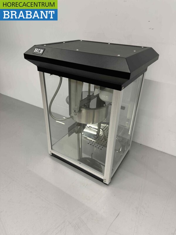 Popcornmachine Popcorn machine Compact zwart 230V Braderie Markt Horeca - Afbeelding 3