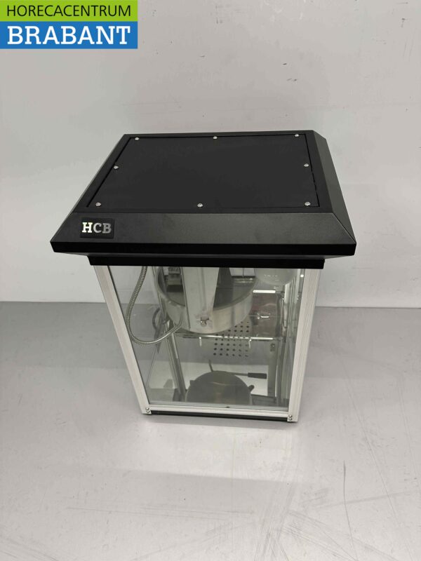 Popcornmachine Popcorn machine Compact zwart 230V Braderie Markt Horeca - Afbeelding 4