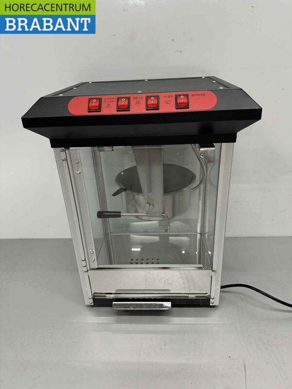 Popcornmachine Popcorn machine Compact zwart 230V Braderie Markt Horeca - Afbeelding 5