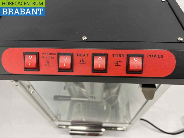 Popcornmachine Popcorn machine Compact zwart 230V Braderie Markt Horeca - Afbeelding 8