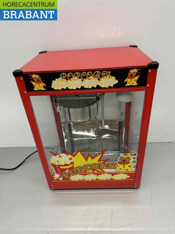 Popcornmachine Popcorn machine Rood 230V Braderie Markt Horeca