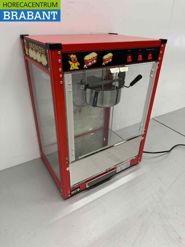 Popcornmachine Popcorn machine Rood 230V Braderie Markt Horeca - Afbeelding 6