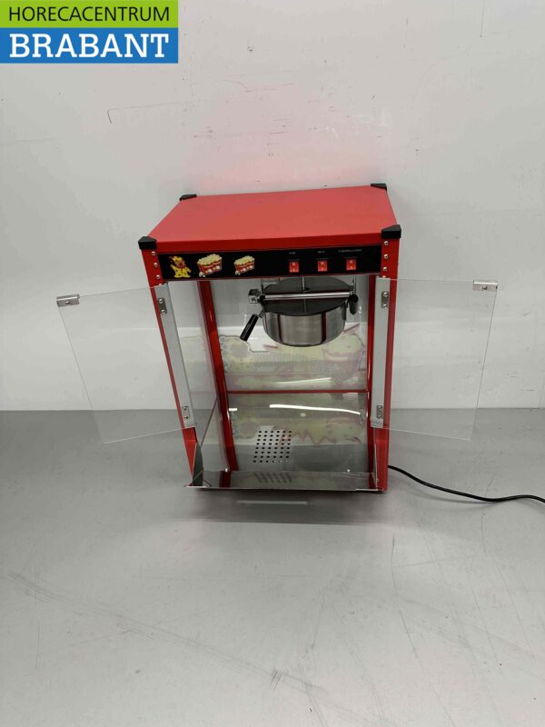 Popcornmachine Popcorn machine Rood 230V Braderie Markt Horeca - Afbeelding 8