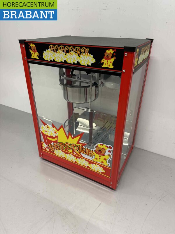 Popcornmachine Popcorn machine Zwart 230V Braderie Markt Horeca - Afbeelding 2