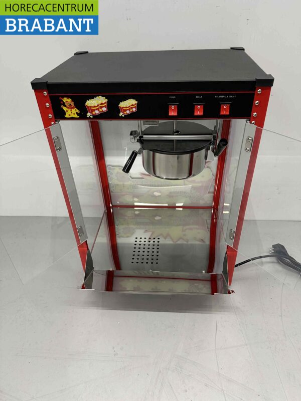 Popcornmachine Popcorn machine Zwart 230V Braderie Markt Horeca - Afbeelding 7