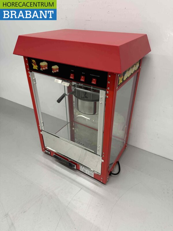 Luxe Popcornmachine Popcorn machine Rood 230V Braderie Markt Horeca - Afbeelding 5