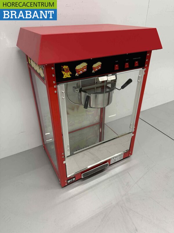 Luxe Popcornmachine Popcorn machine Rood 230V Braderie Markt Horeca - Afbeelding 6