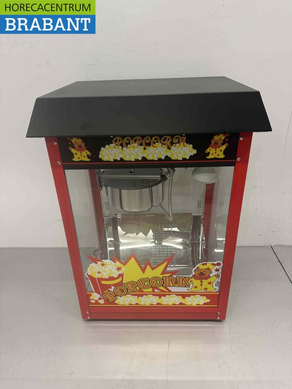 Luxe Popcornmachine Popcorn machine Zwart 230V Braderie Markt Horeca