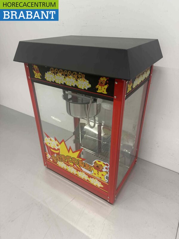 Luxe Popcornmachine Popcorn machine Zwart 230V Braderie Markt Horeca - Afbeelding 2
