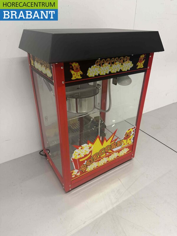 Luxe Popcornmachine Popcorn machine Zwart 230V Braderie Markt Horeca - Afbeelding 3