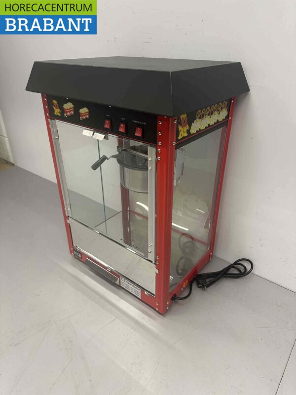 Luxe Popcornmachine Popcorn machine Zwart 230V Braderie Markt Horeca - Afbeelding 6