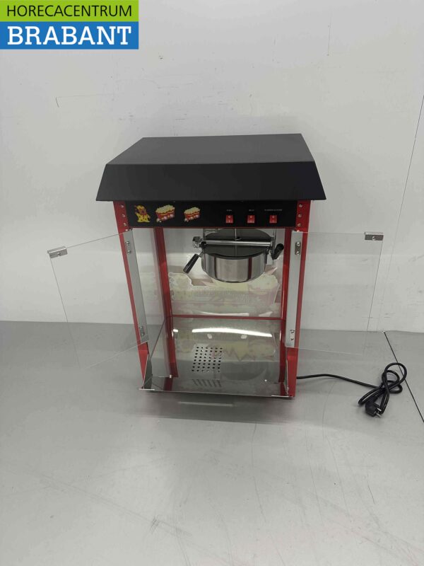 Luxe Popcornmachine Popcorn machine Zwart 230V Braderie Markt Horeca - Afbeelding 7