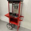Luxe Popcornmachine Popcorn machine Zwart met onderstel 230V Braderie Markt Horeca - Afbeelding 5