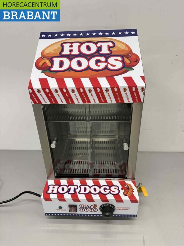 RVS Hotdogsteamer Hot Dog Steamer 230V Horeca