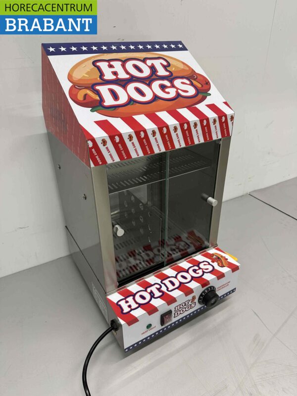 RVS Hotdogsteamer Hot Dog Steamer 230V Horeca - Afbeelding 3
