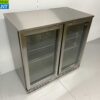 RVS Backbar Barkoeling Glazen klapdeuren 218 liter 90 cm 230V Horeca - Afbeelding 2