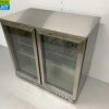 RVS Backbar Barkoeling Glazen klapdeuren 218 liter 90 cm 230V Horeca - Afbeelding 3