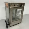 RVS Warmhoudvitrine Warmtevitrine 35,5 cm 230V Horeca - Afbeelding 3