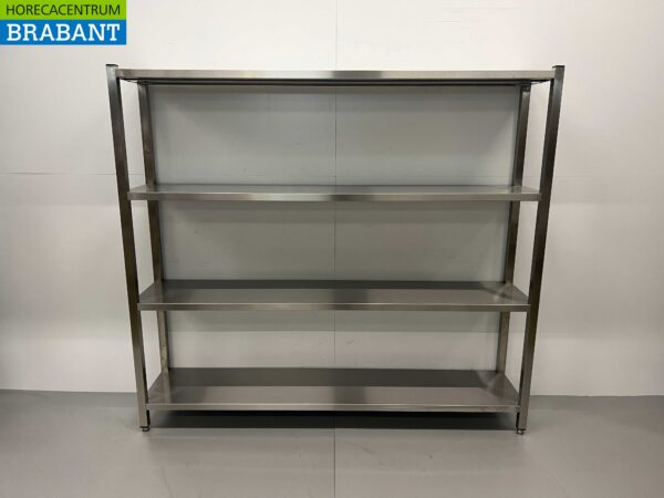 RVS Opbergrek Rek Stelling Premium-line 200 x 40 x 180 cm Horeca
