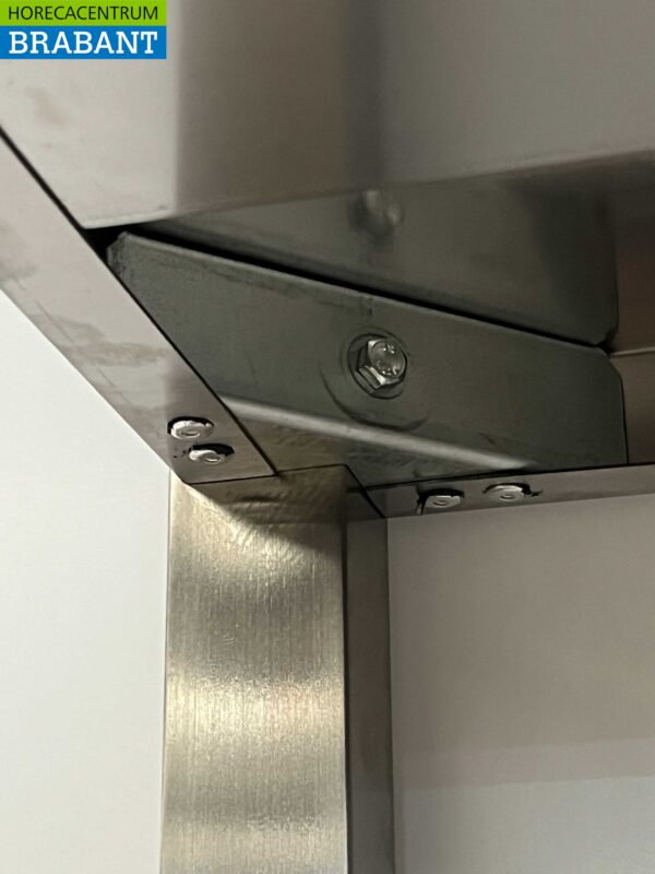 RVS Opbergrek Rek Stelling Premium-line 200 x 40 x 180 cm Horeca - Afbeelding 4