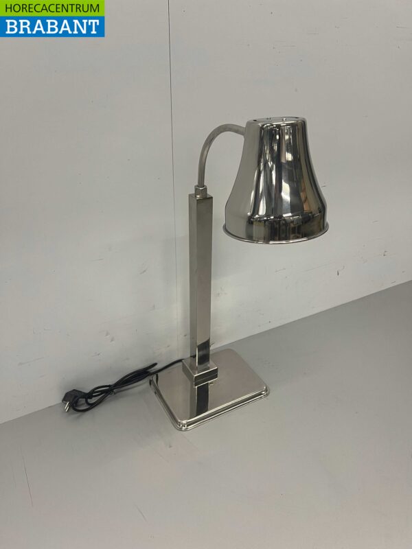 RVS Lacor Buffetlamp Infrarood Warmtelamp Warmhoudlamp Chroom 230V Horeca - Afbeelding 2