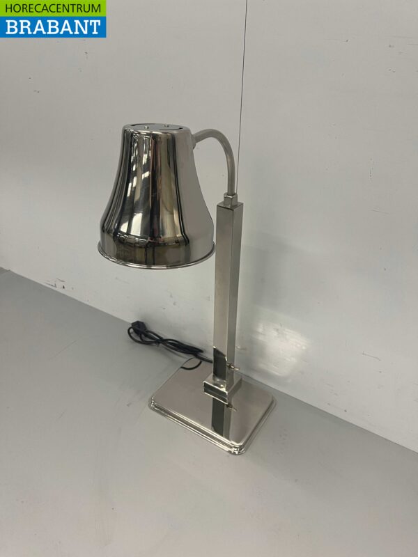 RVS Lacor Buffetlamp Infrarood Warmtelamp Warmhoudlamp Chroom 230V Horeca - Afbeelding 3
