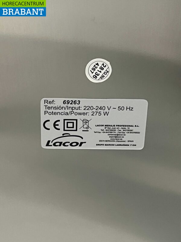 RVS Lacor Buffetlamp Infrarood Warmtelamp Warmhoudlamp Chroom 230V Horeca - Afbeelding 4