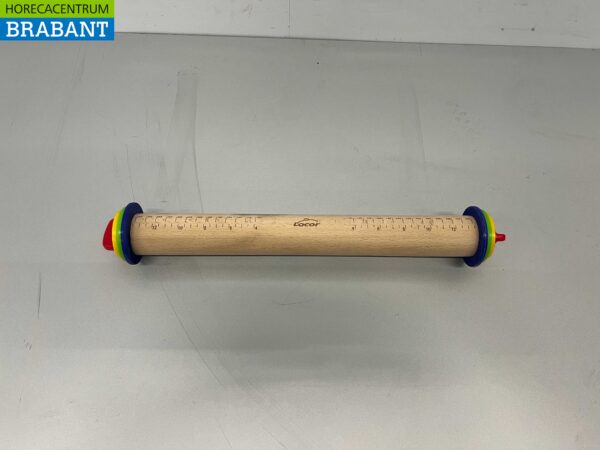 Lacor Houten Deegroller met geleidingsringen 34 cm Horeca