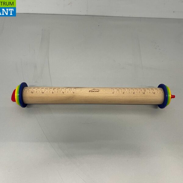 Lacor Houten Deegroller met geleidingsringen 34 cm Horeca