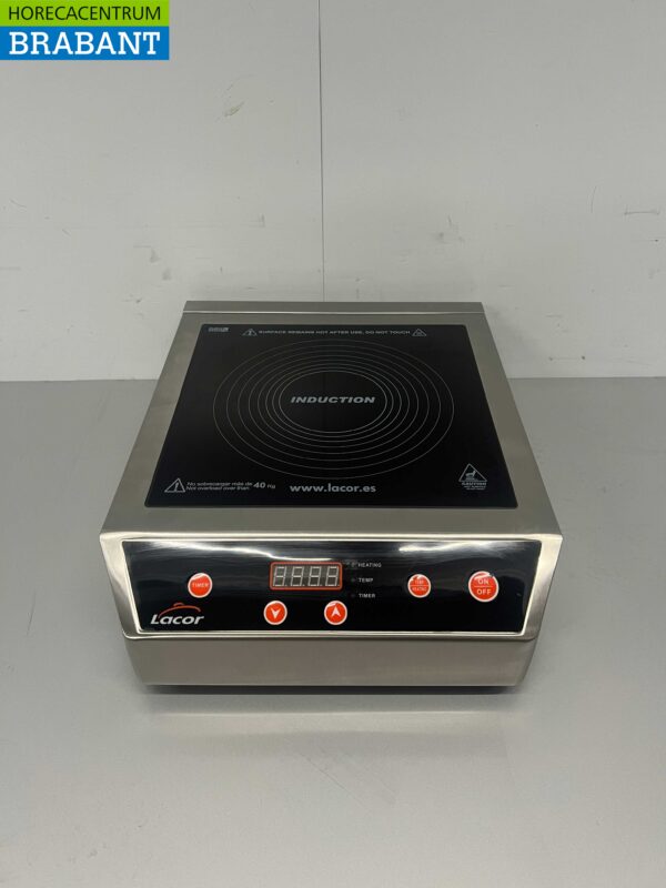 RVS Lacor Inductie fornuis kookplaat 3,5 kW 230V Horeca